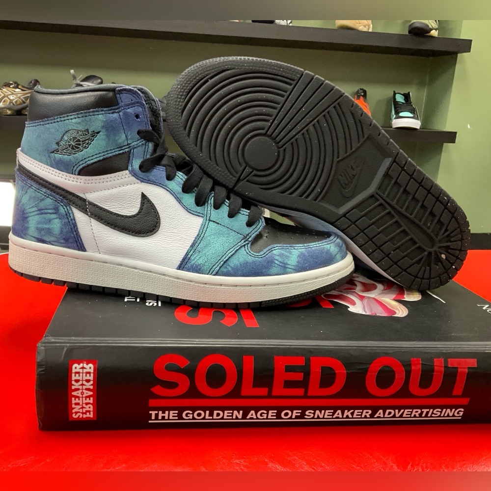 WMN AIR JORDAN 1 RETRO HIGH TYE DYE SZ 7.5W/6M USED NO,BOX